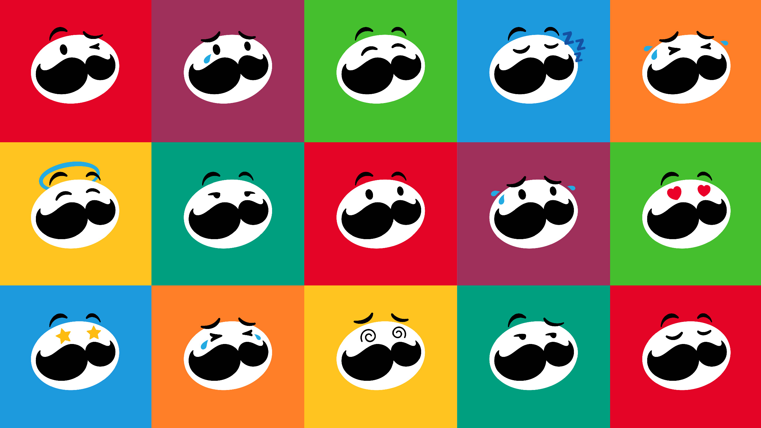 Pringles brand character expressions