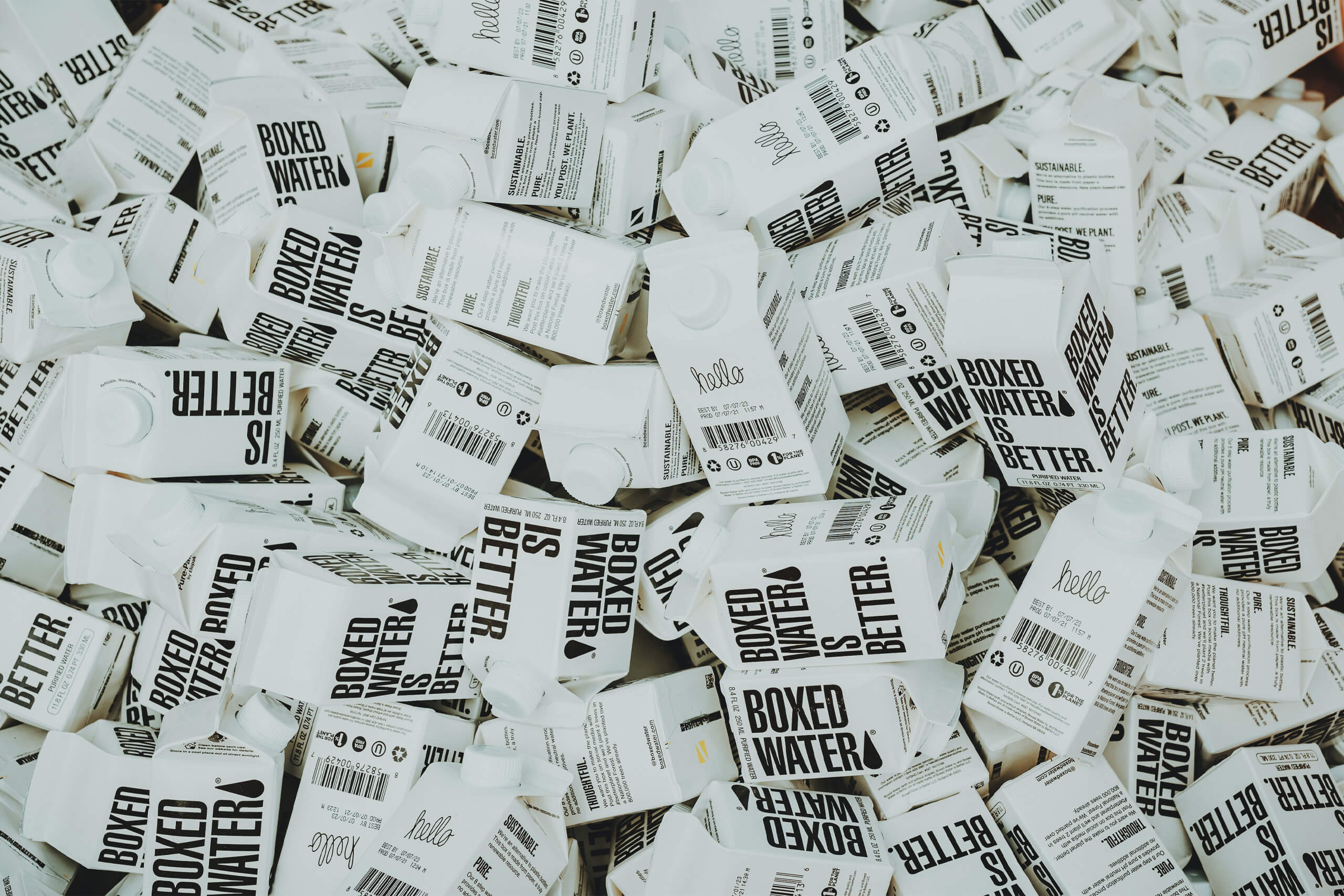 strong brand on a budget boxed water