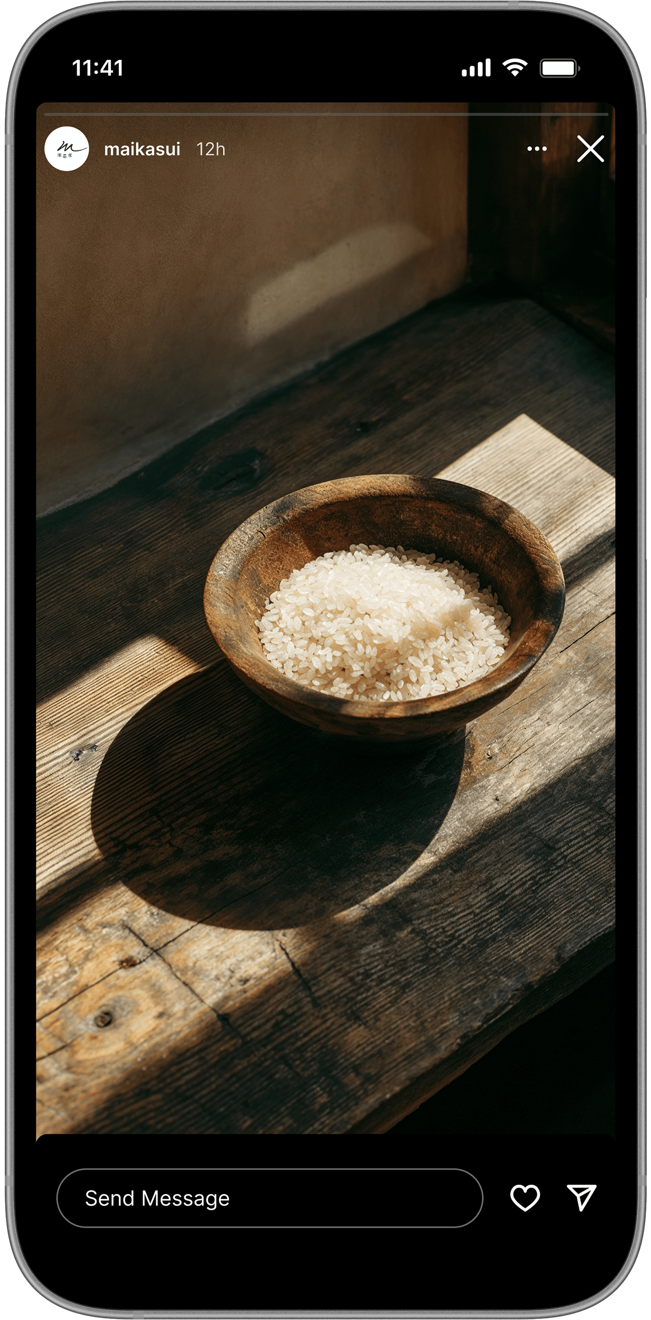 maikasui social media content rice