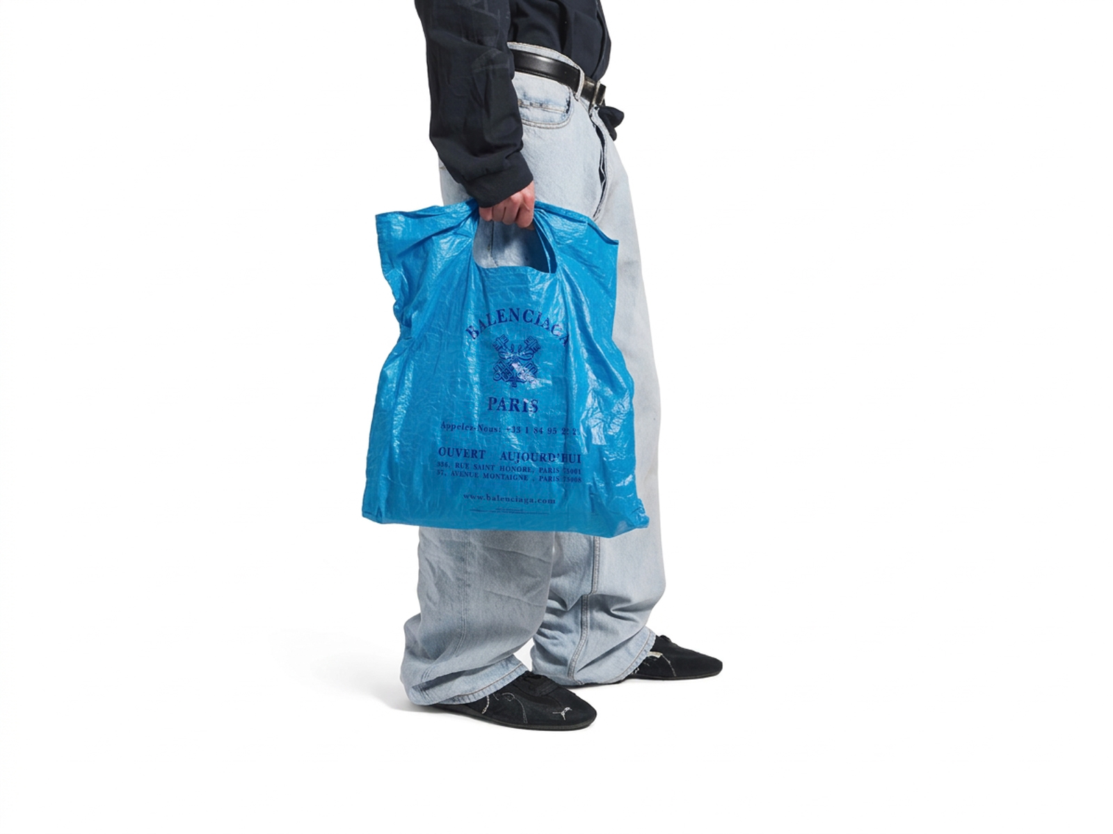 Made of high-tech plastic to mimic everyday trash, this Balenciaga bag proves brand equity drives pricing power.