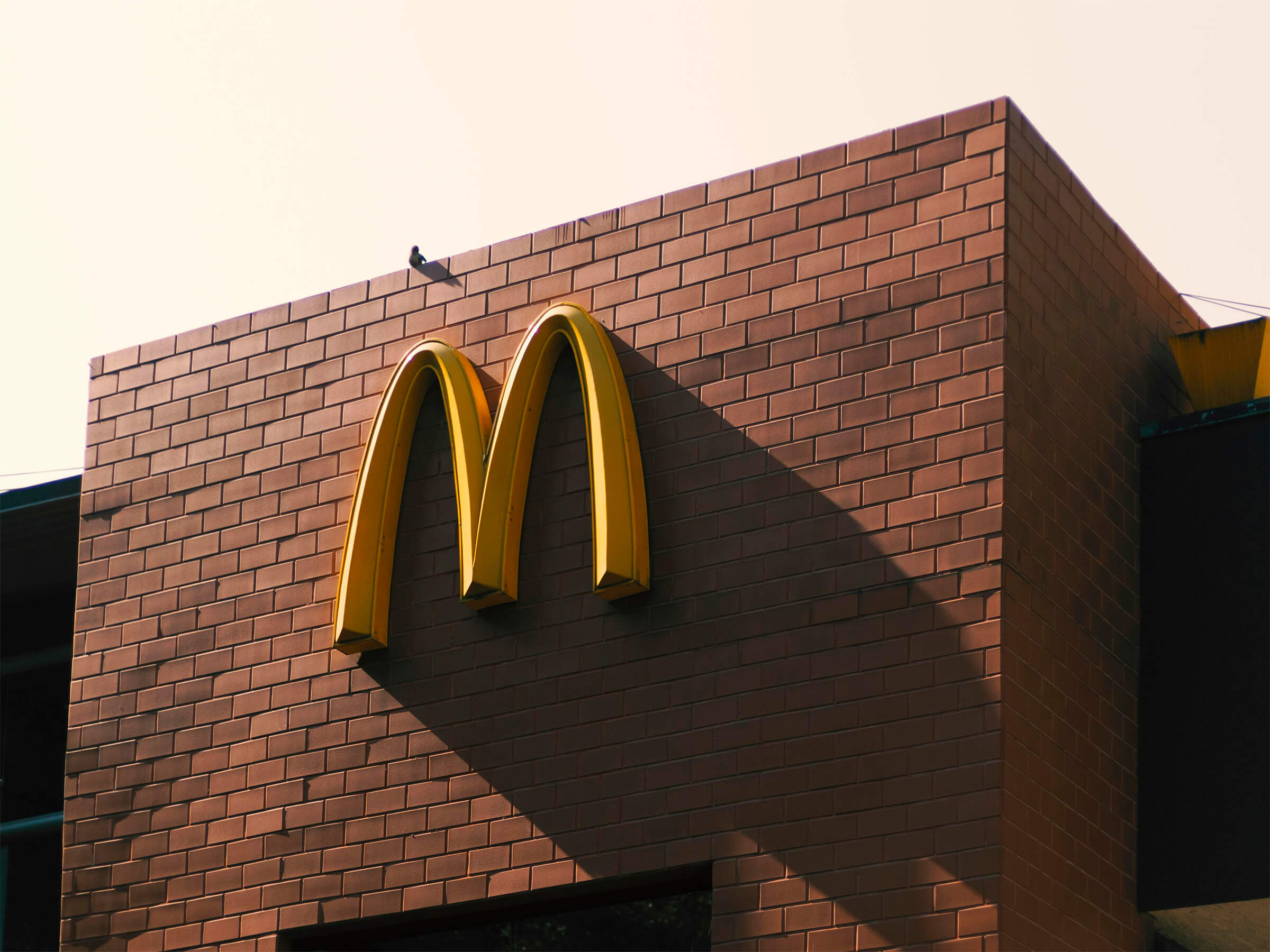 Mc Donald's signage symbolizing the company's brand equity